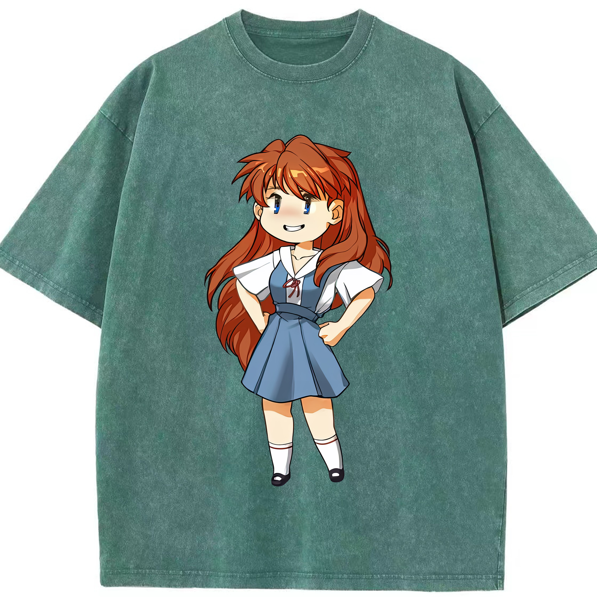 （画像用） EVA 新世紀エヴァンゲリオン 綿100% ヴィンテージ風 半袖Tシャツ（フロントプリント）